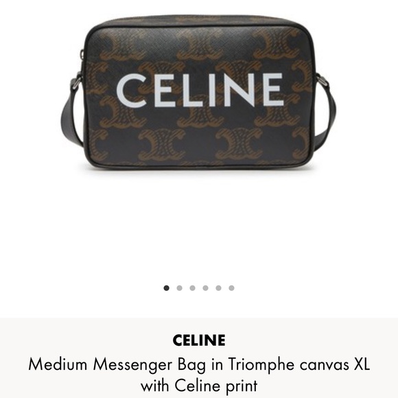 Celine Brown and Black Crossbody Bag - Picture 2 of 2